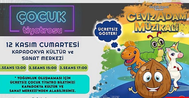 Ceviz Adam Müzikali İçin Bilet Dağıtımı Sürüyor