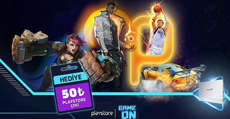 Türk Telekom GAMEON’dan her ay 50 TL Playstore hediye çeki