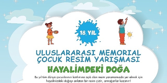 18. Memorial Uluslararası Çocuk Resim Yarışması Başlıyor!