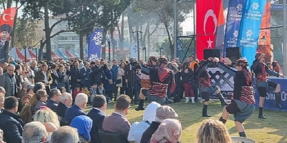 Aydın Tekstil Park'ta Erzurum ve Aydın kültürleri bir araya geldi