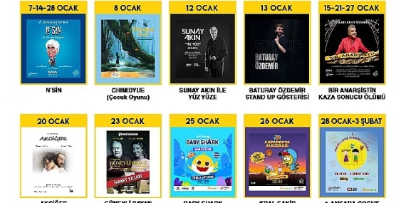 Bikent Sahne AST'ta Ocak Ayı Bambaşka