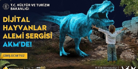 Dijital Hayvanlar Alemi Sergisi AKM'de Açılıyor