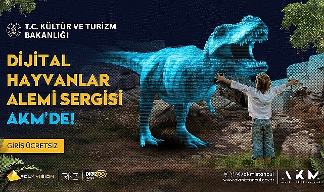 Dijital Hayvanlar Alemi Sergisi AKM'de Açılıyor