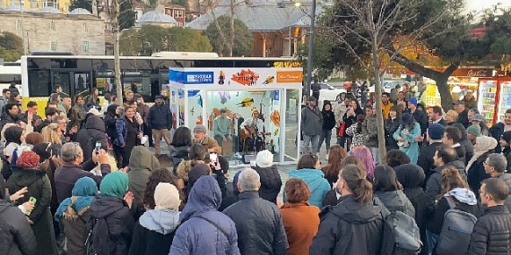 İlklerin Belediyesi Üsküdar, Türkiye'nin İlk ''Sokak Müzik Kulübesi''ni Hayata Geçirdi