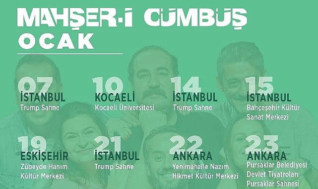 Mahşer-i Cümbüş Ocak Ayı Takvimi Belli Oldu
