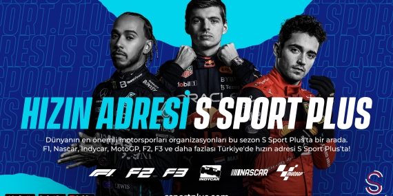 F1, INDYCAR VE NASCAR S SPORT PLUS’TA BAŞLIYOR