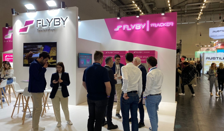 FLYBY VE FLYBY TRACKER DÜNYANIN EN BÜYÜK  FITNESS VE SAĞLIK FUARI FIBO’DA YOĞUN İLGİ GÖRDÜ