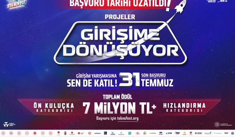 TEKNOFEST Projeleri Girişim Yarışması Başvuruları Uzatıldı