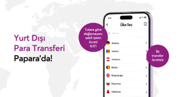 Papara’dan sadece 1 Euro’ya yurt dışı para transferi