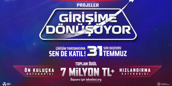 TEKNOFEST Girişim Yarışması Başvurusu için Son 3 Gün