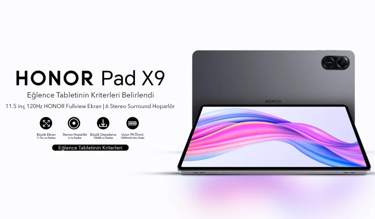 HONOR PAD X9 ile Sınırsız Eğlencenin Tadına Var