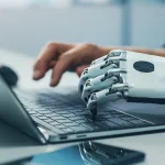 Close-up,On,Hands:,Person,With,Disability,Using,Prosthetic,Arm,To