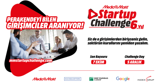Bu yıl 6’ncısı düzenlenen MediaMarkt Startup Challenge için başvurular başladı!