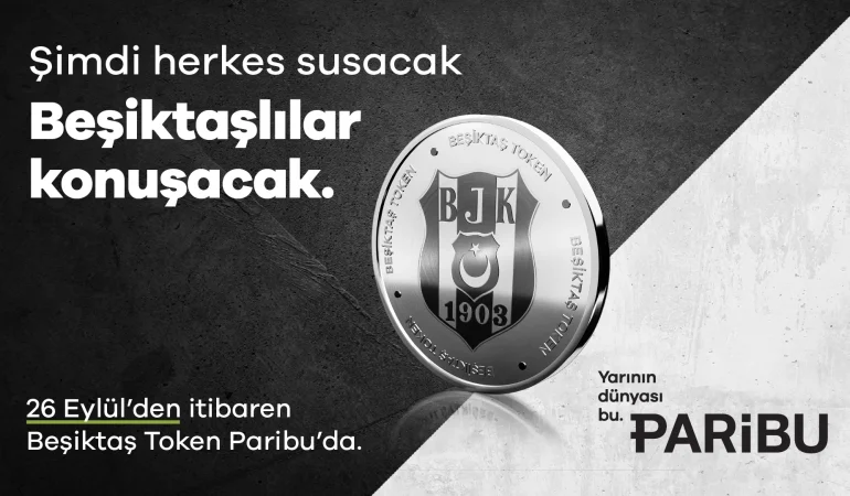Beşiktaş Token 26 Eylül’den itibaren Paribu’da
