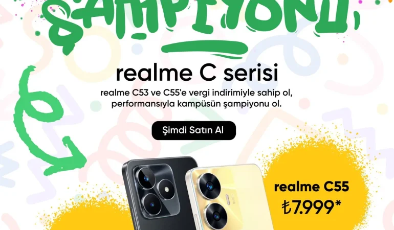 Realme C55 ve C53 ‘Vergisiz telefon’ kapsamına dahil oldu