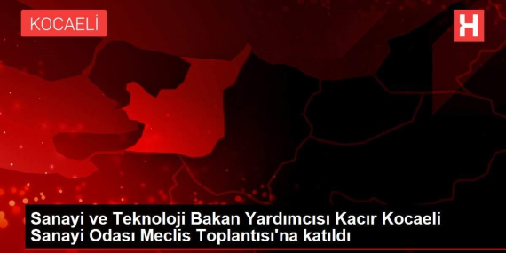 Kocaeli Sanayi ve Teknoloji Toplantısı Değerlendirmesi