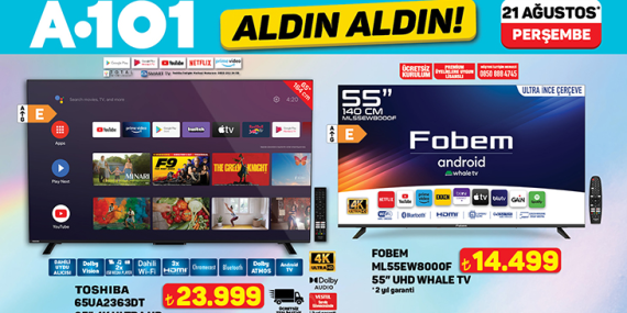 A101 Aktüel Ürünler ve Fiyatları 21 Ağustos 2025