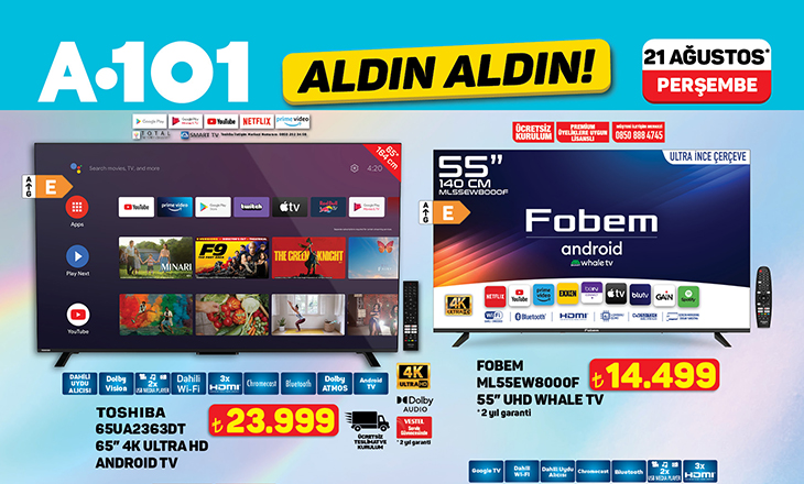 A101 Aktüel Ürünler ve Fiyatları 21 Ağustos 2025