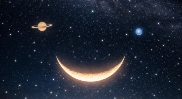 Ay, Satürn ve Neptün kavuşumu bu akşam gökyüzünde
