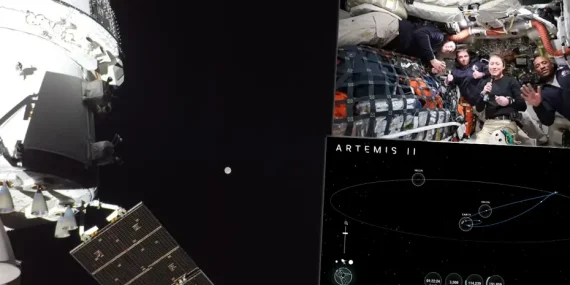 Artemis II: Ay yolculuğunda yolun yarısı tamamlandı