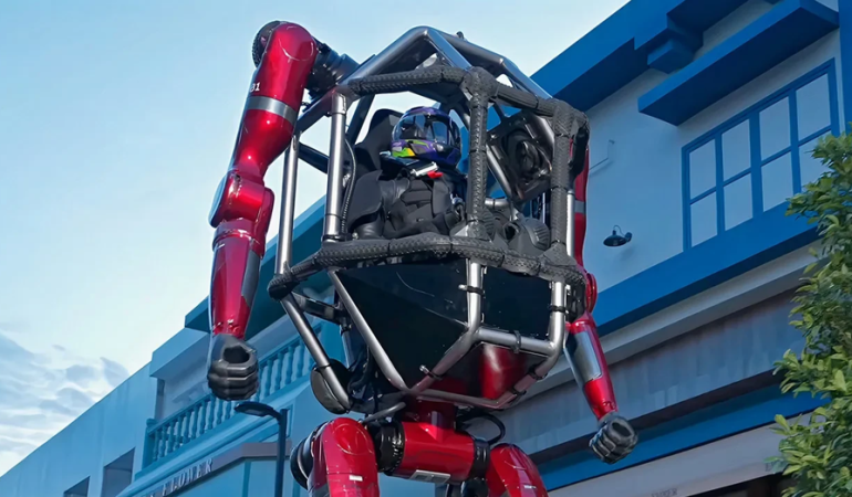 Unitree GD01: 3 metrelik insanlı mekanik robot tanıtıldı